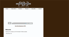 Desktop Screenshot of pb3animation.com